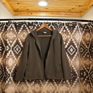 Women’s Columbia Jacket, Hunter / Army Green, Size XL, 77% Cotton